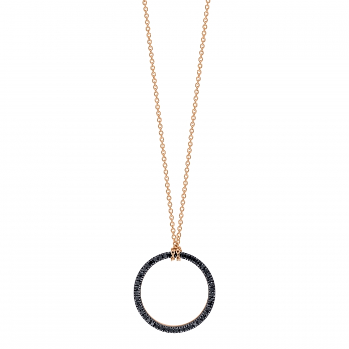 Rebekah Price Rivoli Necklace Rose Gold: Black Diamond X - PLAISIRS -  Wellbeing and Lifestyle Products & Gifts