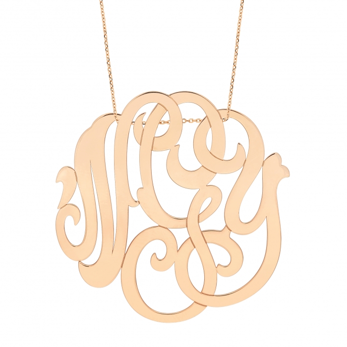 NECKLACE - Lace monogram (mm) ngy