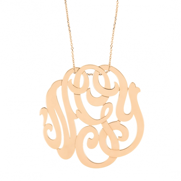 NECKLACE - Lace monogram (mm) ngy