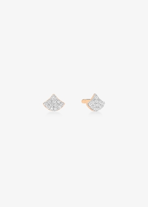 tiny diamond koi studs