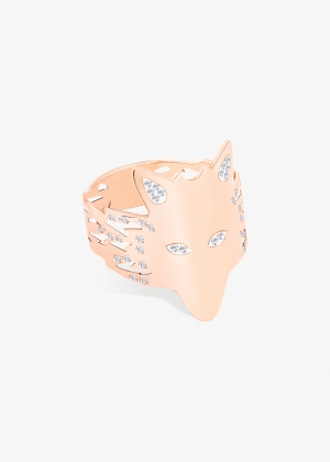 diamond wolf ring