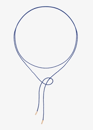 blue silk cord