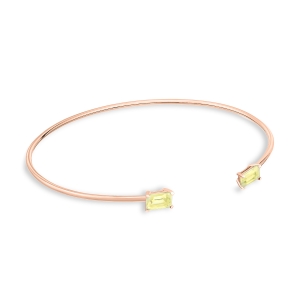 cocktail lemon quartz bangle