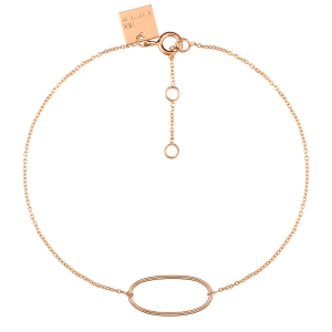 18 carat rose gold bracelet<br>by Ginette NY