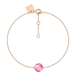 mini ever pink corundum bracelet