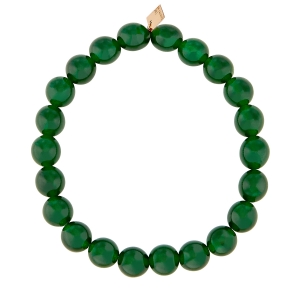 18 carat rose gold bracelet and jade<br>by Ginette NY