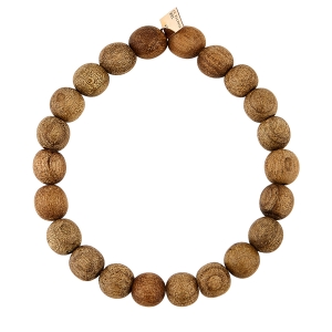 18 carat rose gold bracelet and wood<br>by Ginette NY
