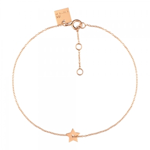 18 carat rose gold bracelet<br>by Ginette NY
