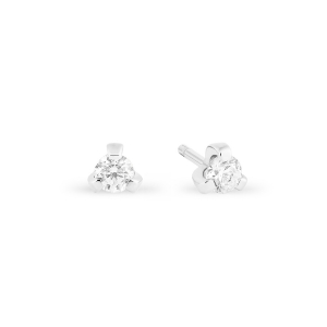 be mine maria white mini diamond studs