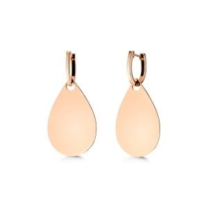 boucles d'oreilles or rose 18 carats<br>by Ginette NY