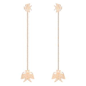 long georgia pendant earrings