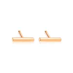 18 carat rose gold earrings  Ginette NY