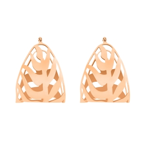 créoles or rose 18 carats<br>by Ginette NY