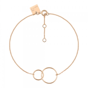 18 carat rose gold bracelet<br>by Ginette NY