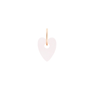 mini angele pink quartz charm