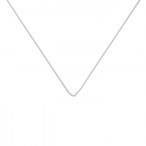 18 carat white gold chain<br>by Ginette NY