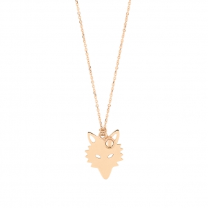 18 carat rose gold necklace Ginette NY