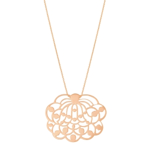 18 Karat rose gold necklace<br>by Ginette NY