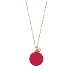 maria coral disc on chain