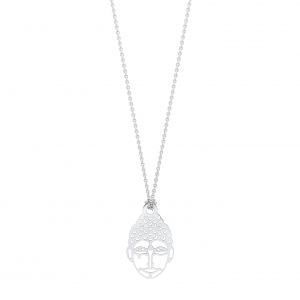 18 carat white gold necklace  Ginette NY
