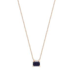 mini midnight blue sandstone on chain