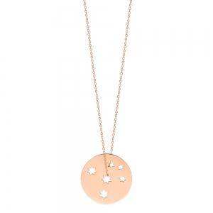 collier or rose 18 carats<br>by Ginette NY