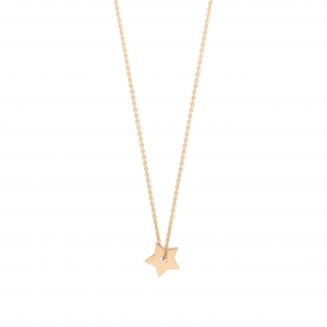 18 carat rose gold necklace Ginette NY