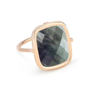 pixie black mop antique ring