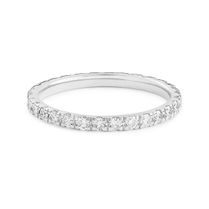 alliance or blanc 18 carats et diamants<br>by Ginette NY