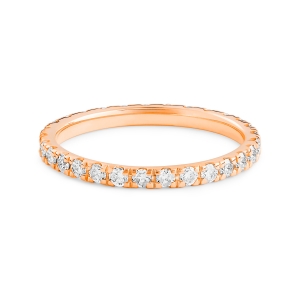 alliance or rose 18 carats et diamants<br>by Ginette NY