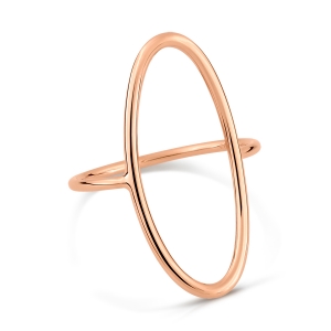 18 carat rose gold ring<br>by Ginette NY