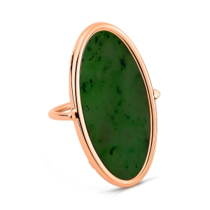 ellipse jade ring