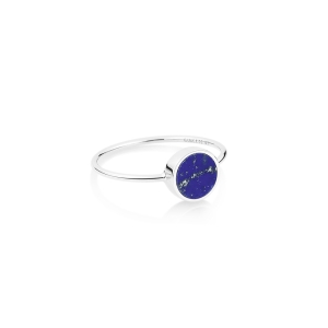 mini ever lapis white gold disc ring