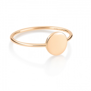bague or rose 18 carats <br>by Ginette NY
