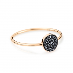 mini black diamond ever disc ring