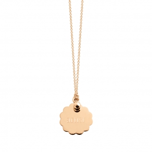 18 carat rose gold necklace Ginette NY