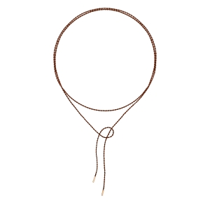 brown silk cord