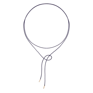 navy silk cord