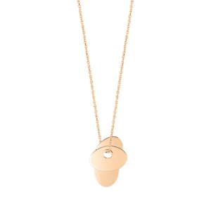 18 carat rose gold necklace Ginette NY