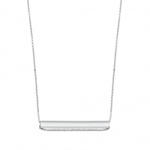 18 carat white gold necklace Ginette NY