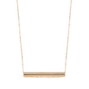 18 carat rose gold necklace Ginette NY