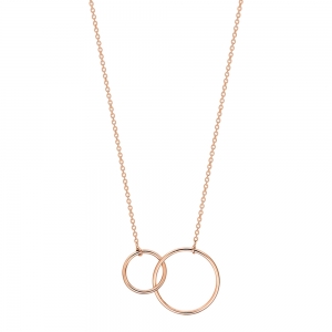 18 carat rose gold necklace<br>by Ginette NY