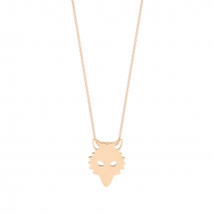 18 carat rose gold necklace Ginette NY