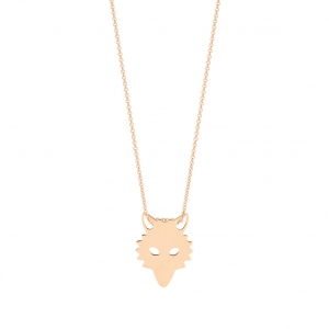 18 carat rose gold necklace Ginette NY