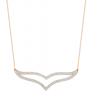 medium diamond wise necklace