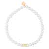 mini cocktail pearl and lemon quartz bracelet