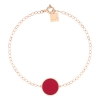 ever coral disc bracelet