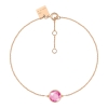 mini ever pink corundum bracelet
