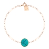 ever turquoise disc bracelet