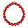 heal red agate bead bracelet